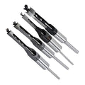 SaferCCTV Square Hole Drill Bits for Wood, 4Pcs Woodworking Mortising Chisel Set Bit 1/4-Inch, 5/16-Inch, 3/8-Inch, 1/2-Inch - size: 1/4-Inch - 1/2-Inch
