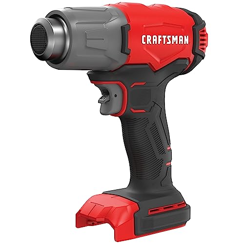 CRAFTSMAN V20 Cordless Heat Gun, Up to 950 Degrees, Portable Heat Gun, Tool Only (CMCE530B)
