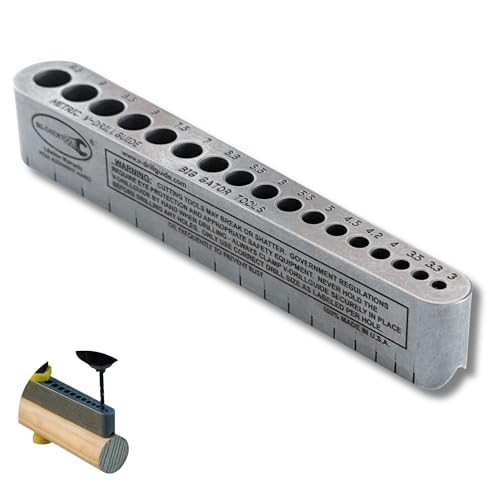 The Original V-DrillGuide®! Big Gator Tools MDG1000NP Metric Drill Guide (3-9.5mm)