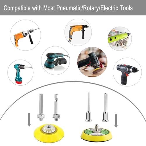 240 Pcs 2 Inch Sanding Discs Kit, 80-5000 Grit Hook and Loop Sand Paper - style: 2 Inch 240PCS 80-5000 Grit