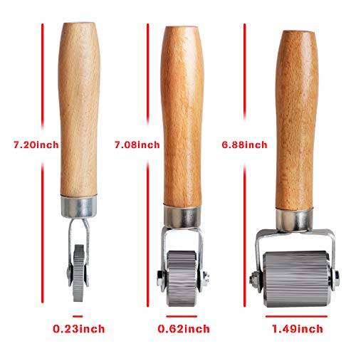 FCHO Car Sound Deadening Roller Metal 3 Pcs Roller Car for Installation