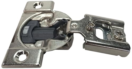 Blum 38N355BE08x15 Compact Soft-Close 1/2'' Overlay Blumotion Hinge, Nickel Finish (Pack of 15) - size: Pack of 15, style: Without Screws