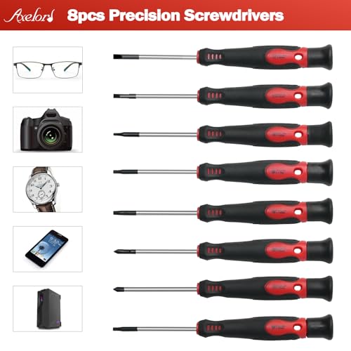 118PCS Magnetic Screwdriver Set, Screwdriver Set with Plastic Racking, Precision Screwdriver, Magnetizer Demagnetizer and Magnetic Bowl, Repair Tools Set for DIY and Home Improvement