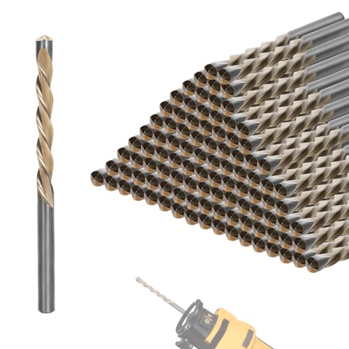 Upgrade 50 Pcs Drywall Bit, 5/32 Inch Drywall Drill Bit for Wood, Drywall Cutting Bit, Drywall Guide Point Cutting Bits, Drywall Router Bits for Use with Spiral Saw - size: 5/32 inches