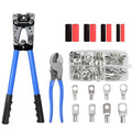 Battery Cable Wire Crimper Tool Kit for AWG 10-1/0 Lugs&Terminals