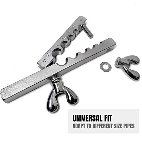 Thorstone 45 Degree Double Flaring Tool for Brake line & Copper Tubing, Red - size: 5 Sizes (3/16"-1/2")