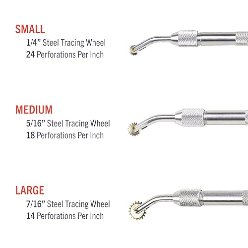 Excel Blades Pounce Wheel1/4-Inch Stainless Steel, Aluminum Handles - color: 1/4 Inch