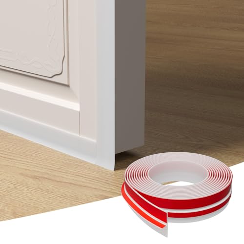 Elvone T-Shaped Weather Stripping Seal, White Silicone, 1.37 in x 20 ft - color: White, size: 20FTX1.37IN