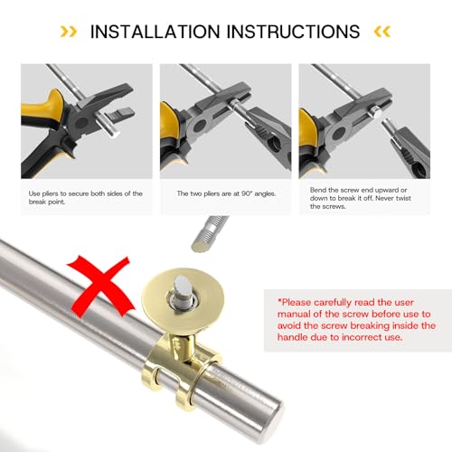 Rergy 10 Pack 3 Inch Hole Center Brushed Nickel and Gold Cabinet Pulls - color: Brushed Nickel&Gold, size: 3in Hole Center(76mm)