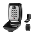 Key Lock Box, Wall Mounted Key Storage Box with 12-Digit Keyboard Combination, Resettable Code, Large Capacity, Waterproof Security Lock Box for Home, Office, Outdoor - style: Generic