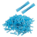 Heat Shrink Butt Connectors,200Pcs 16-14 AWG Blue Waterproof Electrical Wire Connectors Automotive Marine Grade Wire Crimp Terminals Butt Splices for Cable,Boat,Home Electrical etc. - size: [16-14 AWG] x 200