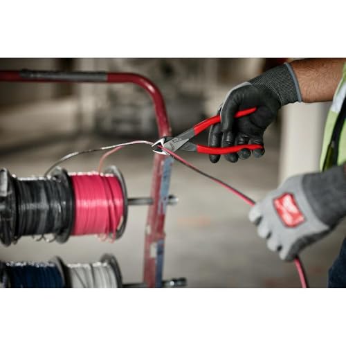 Milwaukee Electric - 8 Diagonal Dipped Grip Cutting Pliers USA