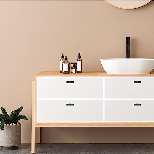 5 Pack Black Cabinet Knobs, 2in Length T-Square Bar Drawer Pulls | Single Hole Grip, Stainless Steel Build, Kitchen Cabinet Restyle, For Drawers, Dressers, Cupboards, Closet Doors - color: Matte Black, size: 5 Pack, style: Sqaure Bar