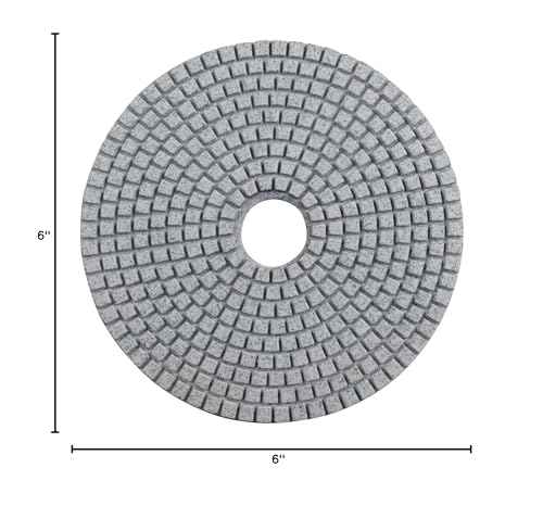 Wet 6" 7-Step Diamond Polishing Pads Flexible Sanding Tools Discs Buff - size: 6 Inch