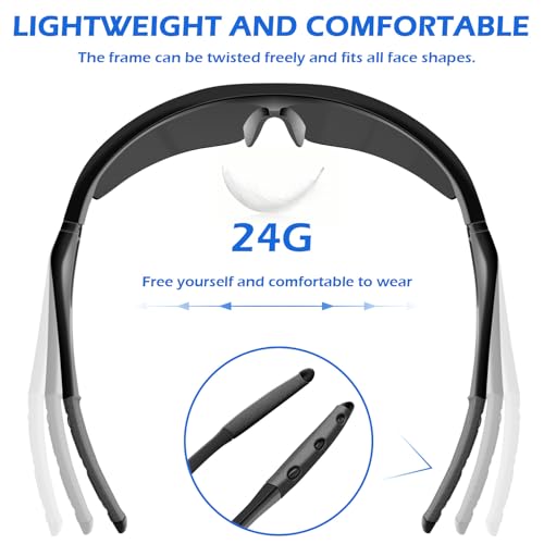 OXG Safety Glasses for Men Women, ANSI Z87 UV Protection Protective Eyewear - color: 30p-grey