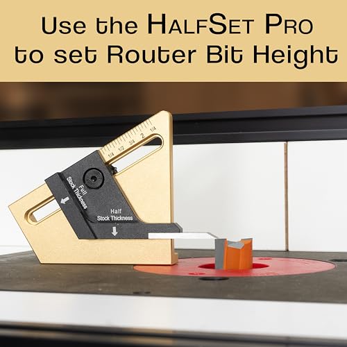 HALFSET PRO Precision Center Gauge Find Exact Half Thickness