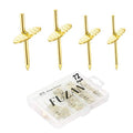 72 pcs Picture Hangers with 10-60lbs, 4 Different Size Picture Hangers, Iron Alloy Nail Hooks, Plaster Picture Hanging Kit on Wooden/Drywall Hanging Hardware for Clock, Mirror, Jewelry - size: 10-60LBS