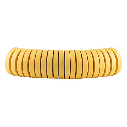 Lichamp 20-Pack Automotive Refinish Masking Tape Yellow 18mm x 55m