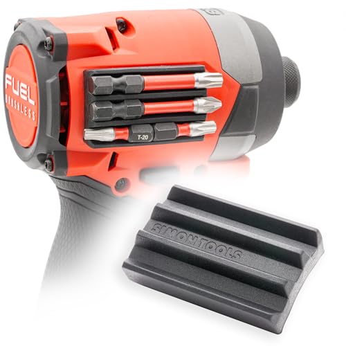 Simon Tools Magnetic Bit Holder for Impact Drivers and Drills - Super Strong Adhesive - Drill Accessory That Fits Most drills: Dewalt, Makita, Klein, Bosch and Milwaukee Bit Holder - size: 1-Pack