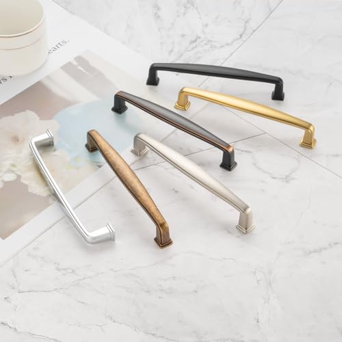 KOOFIZO 20 Pack 3 in Brushed Nickel Cabinet Pulls, Drawer Handles 1817 - color: Brushed Nickel, size: 3" CC - 20Pcs