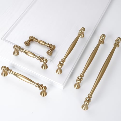 10 Pack 7-1/2 Inch(192mm) Kitchen Cabinet Handles Champagne Bronze Cabinet Pulls Zinc Alloy Drawer Pulls Solid Kitchen Hardware - color: Champagne Bronze, size: 7-1/2'' Hole Center(192mm)