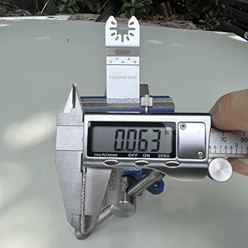 XXGO 4 Pcs Oscillating Multi Tool Diamond Blades for Grout Removal XG3304D - size: 4 Pcs Diamond Flush Cut Blades