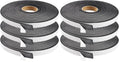 Seal Foam Tape,1/2 Inch W x 1/8 Inch T Weather Stripping for Door and Window,High Density Single Sided Closed Cell Door Insulation Weather Strip, 3 Rolls Total 50FT Black (Pack of 2) - size: 1/2"W x 1/8"T x 50FT (Pack of 2)