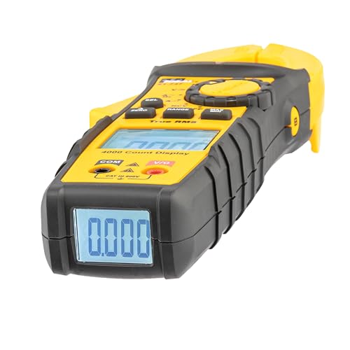 Ideal Electrical TightSight Clamp Meter, 61-747, 400A AC/DC True RMS