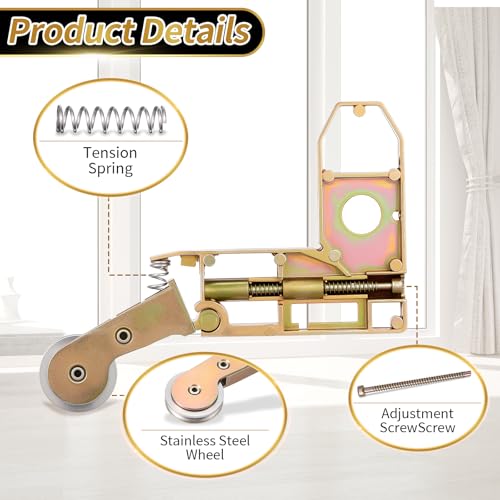 4 Pack Sliding Screen Door Rollers with 1" Diameter Concave