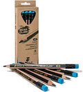 KOALA TOOLS | Bear Claw Pencils 1-Pack (6 Pencils) - Fat, Thick, Triangular Grip, Extra-Fat 4B Graphite Core with Eraser - Suitable for Kids, Art, Drawing, Drafting, Sketching & Shading - style: 4B Lead