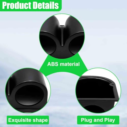 Universal Black 2" 52mm Dual Hole Gauge Dashboard Pod - size: 2Mount
