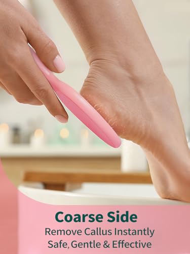 Glass Foot File Pumice Stone - color: 2 Sided-pink