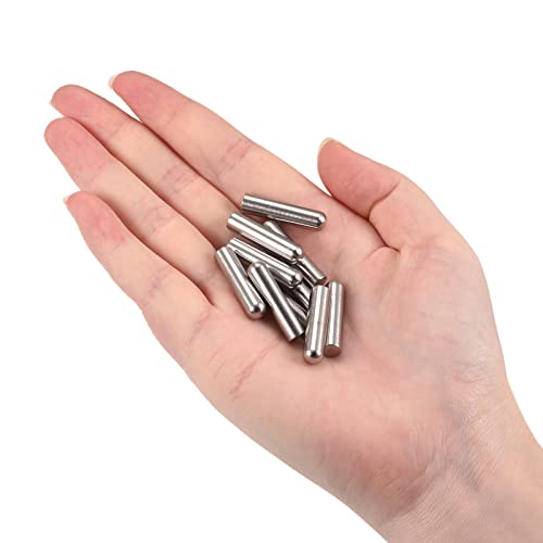 uxcell 5x25mm Dowel Pins, 5pcs 304 Stainless Steel Round Head Flat Chamfered End Dowel Pin Bunk Bed Pins Shelf Pegs Support Shelves Fasten Elements - size: 5x25mm