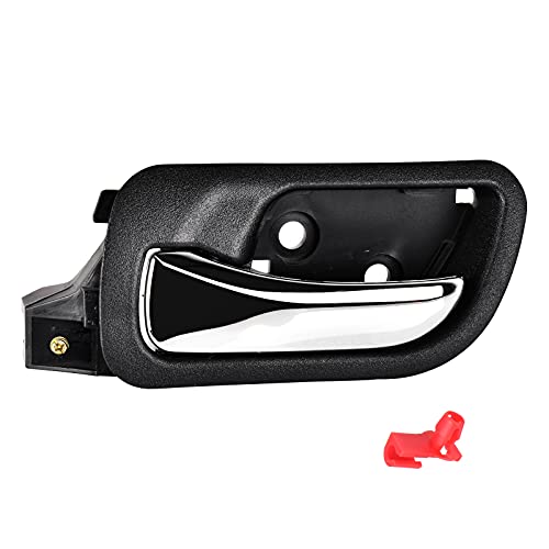 79542 Interior Door Handle Front Driver Side Replacements for 2003 2004 2005 2006 2007 Honda Accord,Black, Replace# 72160SDAA02ZC, 72160SDAA02ZA