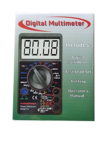 PDM-711 Large Screen Digital Multimeter Continuity Tester with Buzzer - style: Large Screen Multimeter PDM711