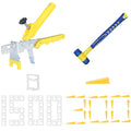 1/16 Inch Tile Leveling System Kit - 1500 Spacers & 300 Reusable Wedges with Floor Tiles Pliers - Professional Stone & Ceramic Tile Installation Tools (300+1500, 1/16) - size: 1/16