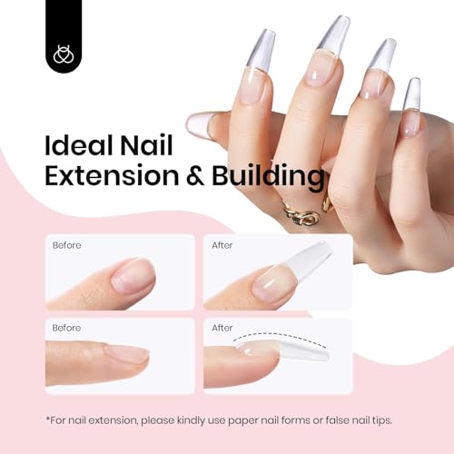Beetles Hard Gel, Ivory Veil 1 oz 9 in 1 Jelly White Builder Nails Gel - color: Ivory Veil Jelly White 30 g
