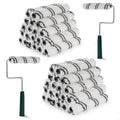 Paint Roller Covers, 40 Pack, 6 Inch, 3/8 Inch Nap - size: 6 inch paint roller 40 pack