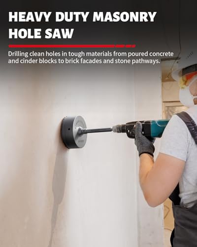 DAYDOOR 5-7/8'' (150mm) Concrete Hole Saw with SDS Plus Shank - size: 5-7/8''