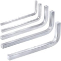 Pndeyo 5pcs Square Head Wrench Set, L Shaped Square Key Screwdriver Kit, Chromium Vanadium Steel Square Head Allen Wrench for Pocket Hole Screws- 2.96mm 3.96mm 4.95mm 5.96mm 6.97mm - size: 2.96mm 3.96mm 4.95mm 5.96mm 6.97mm