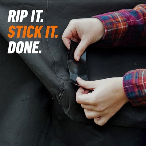 GORILLA All Weather Duct Tape, Black, 1.88 in x 25 yd, 2-Pack - size: 2 Pack