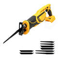JOJOCY Cordless Reciprocating Saw, Brushless 450W Mini Recip Saw with 8 Blades for Wood Metal PVC, 0–2800 SPM Variable Speed, Compact Power (Fit for De-Walt battery) - size: Fit for De-Walt battery