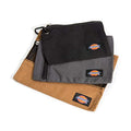 Dickies Set of 3 Small Canvas Utility Pouches, Zippered, for Organizing Small Tools and Fasteners, Grey/Tan/Black - color: Tan
