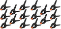 24 Pack Plastic Spring Clamps, 3.5inch Small Heavy Duty Clips for Crafts, Backdrop Stand, Woodworking, Photography Studios (Black) - size: 24 Pack,3.5inch