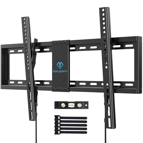PERLESMITH Tilting TV Wall Mount for 37–85 inch TVs up to 132 lbs - size: 37-85" Tilt TV Wall Mount