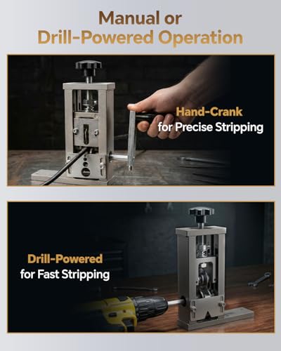 Manual Wire Stripping Machine,0.06–1.18 in Cable Stripper