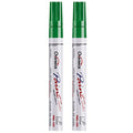 Overseas Green Paint Pens Permanent Markers, 2 Oil Based Paint Makrers - color: Green#