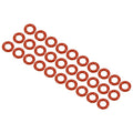 M METERXITY 30 Pack Silicone O-Rings - Garden Water Hose Rubber Sealing Gasket Ring, Soft & Elastic, Apply to Outdoor (3mmx5mmx1mm, Red) - size: 3mmx5mmx1mm