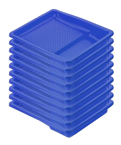 Bates- Paint Tray Liner, 9 Inch, 10 pcs, Dark Blue Paint Pans Trays, Plastic Paint Tray, Roller Tray Liners - color: Dark Blue, size: 10 Pack 9 Inch
