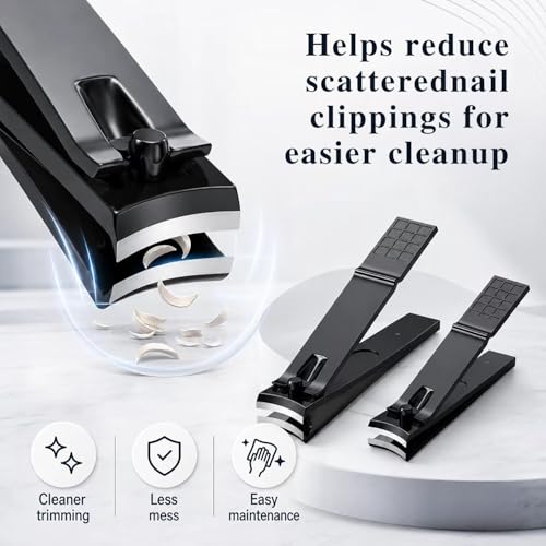 Aogeili Nail Clippers Set, Toenail Clippers & Fingernail Clipper Cutters - size: Large/Small